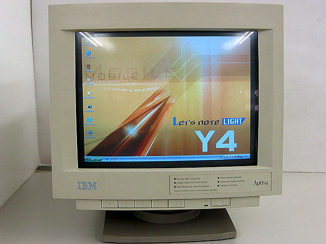 IBM ブラウン管 レトロ モニター 60H7625 60H7625 : 自作PC(パソコン)パーツ販売