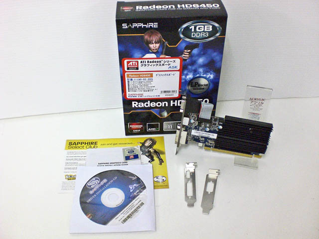 HD6450 1G DDR3 PCI-E HDMI/DVI-D/VGA : 自作PC(パソコン)パーツ販売