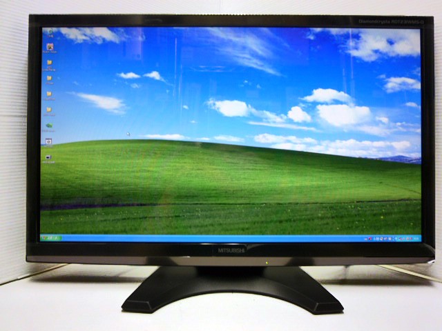 状態良　PCモニタ　三菱 MITSUBISHI　RDT231WM-S　フルHD23インチ　グレア（光沢） 三菱電機 Diamondcrysta WIDE RDT231WM-S(BK) [23インチ] 価格比較