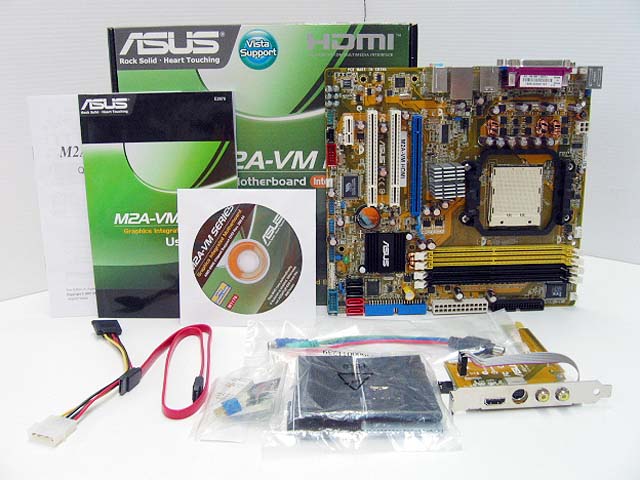 Asus M2A-VM HDMI マザーボード　セット